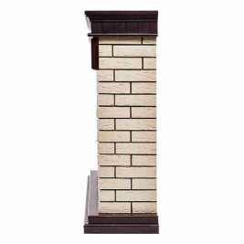 Портал для электрокамина Electrolux Bricks 25 камень бежевый, темный дуб