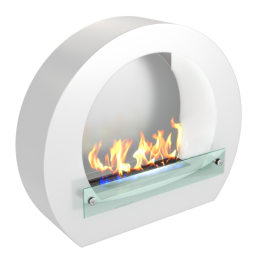 Биокамин Barrel белый (ZeFire)
