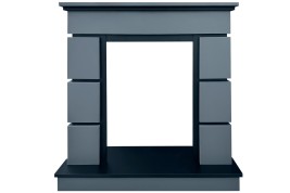 Каминокомплект Modern (Разборный) - Серый графит с очагом Majestic FX Brass
