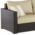 Плетеный диван из искусственного ротанга AFM-215B Brown/Light