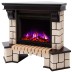 Электрокамин RealFlame Stone Coner AO античный дуб с очагом Saphir 25,5