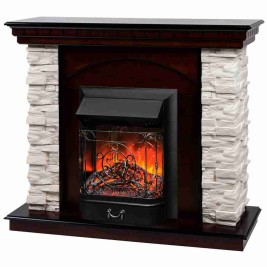 Электрокамин RealFlame Elford AO античный дуб с очагом Majestic Lux Black