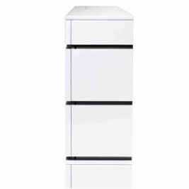 Портал каминный из МДФ RealFlame Seattle 62 WT белый, для очага Saphir 60