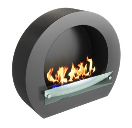 Биокамин Barrel черный (ZeFire)