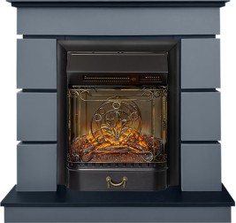 Каминокомплект Modern (Разборный) - Серый графит с очагом Majestic FX M Black RC