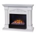 Электрокамин RealFlame Ofelia 26 WT дуб белый с серебряной патиной с очагом 3D Cassette 630