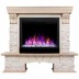 Электрокамин RealFlame Rockland Lux WT белый дуб с золотой патиной с очагом Saphir 25,5