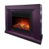 Электрокамин RealFlame Stanley 26 Plum сливовый с очагом Moonblaze Black