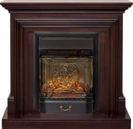 Каминокомплект Bradford - Темный дуб с очагом Majestic FX M Black RC