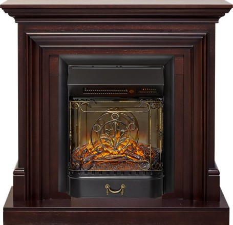 Каминокомплект Bradford - Темный дуб с очагом Majestic FX M Black RC