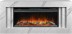 Каминокомплект Line 42 SFT White Marble - Белый мрамор с очагом Vision 42 LOG LED