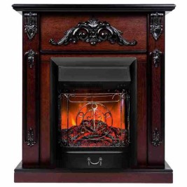 Электрокамин RealFlame Anita AO античный дуб с очагом Majestic Lux Black