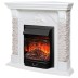 Электрокамин RealFlame Athena Corner GR белый с очагом Majestic Lux Black RC