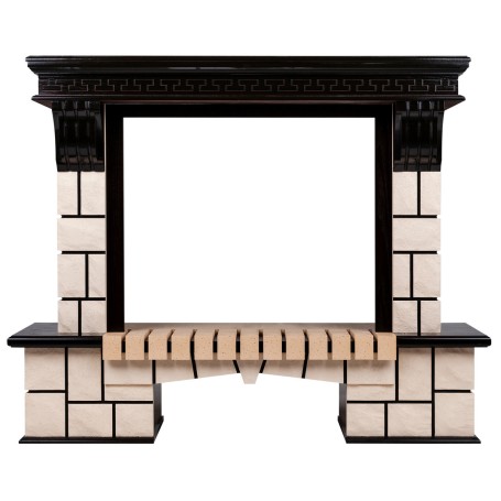 Портал каминный из МДФ RealFlame Stone 26 AO античный дуб, МДФ, классический стиль
