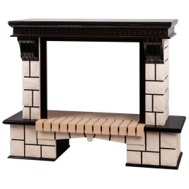 Портал каминный из МДФ RealFlame Stone 26 AO античный дуб, МДФ, классический стиль