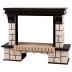 Портал каминный из МДФ RealFlame Stone 26 AO античный дуб, МДФ, классический стиль