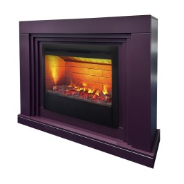 Электрокамин Stanley 26 Plum с очагом 3D Helios 26
