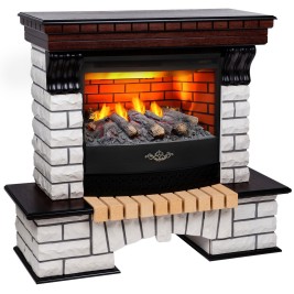 Электрокамин RealFlame Country AO античный дуб с очагом 3D Firestar 25,5