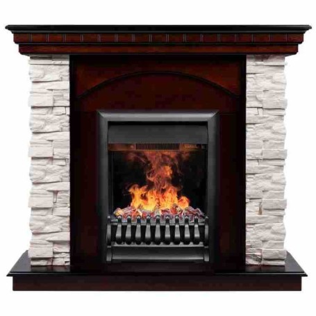 Электрокамин RealFlame Elford AO античный дуб с очагом 3D Oregan