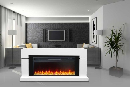 Royal Flame Портал Lindos Graphite Grey (Ширина 1470мм)