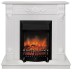 Электрокамин RealFlame Ottawa WT белое золото с очагом Fobos Lux Black RC