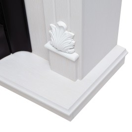 Электрокамин RealFlame Ottawa WT белое золото с очагом Fobos Lux Black RC