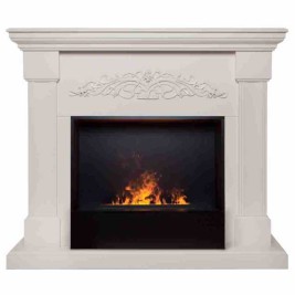 Электрокамин RealFlame Ofelia 26 BG орхидея с очагом 3D Cassette 630 BLACK PANEL