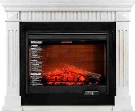 Каминокомплект America - Белый дуб с патиной с очагом Symphony 30'' DF3020-EU
