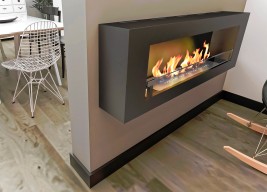 Биокамин Ornament 1200 со стеклом (Estetic Flame)