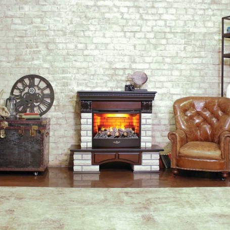 Электрокамин Country Lux Rock 25/25,5 AO с очагом 3D Firestar 25,5
