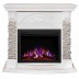 Электрокамин RealFlame Athena GR WT белый с очагом Saphir 25,5