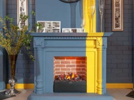 Dimplex Портал Edinburg - Слоновая кость / Кирпич