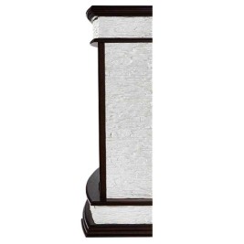 Портал для электрокамина Electrolux Scala Classic сланец скалистый белый, тёмный дуб