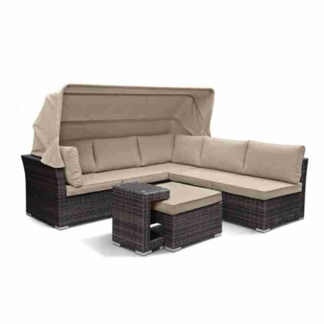 Комплект плетеной мебели из искусственного ротанга AFM-320B Brown