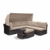 Комплект плетеной мебели из искусственного ротанга AFM-320B Brown