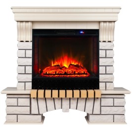 Электрокамин RealFlame Country WT с очагом Sparta 25,5 LED