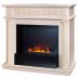 Электрокамин RealFlame Attica WT айвори с очагом 3D Cassette 630 Black Panel