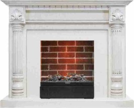 Dimplex Каминокомплект Edinburg - Слоновая кость / Кирпич с очагом Juneau