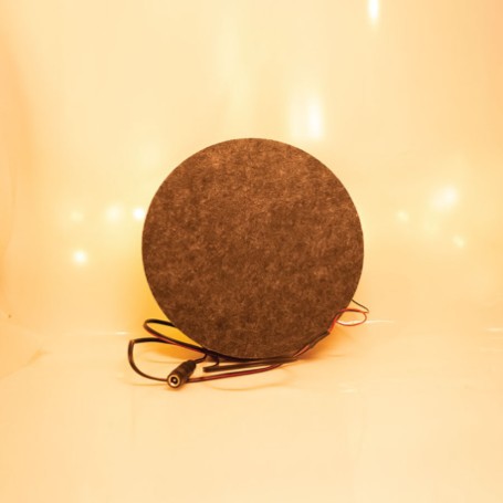 Светильник для сауны Licht-2000 Stonelight round Double, 240/280 мм, теплый белый