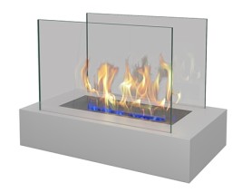 Биокамин Galea белый (ZeFire)