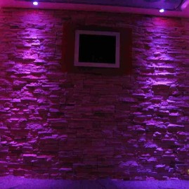Набор точечных светильников для паровой Calypso Licht-2000, 6 шт RGB LED (хром, пульт д/у)