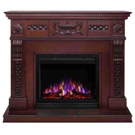 Электрокамин RealFlame Corsica Lux 25,5/26 AO античный дуб с очагом Saphir 25,5