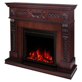 Электрокамин RealFlame Corsica Lux 25,5/26 AO античный дуб с очагом Saphir 25,5