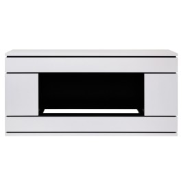Портал каминный из МДФ RealFlame Vega WT 1000 белый, с полками