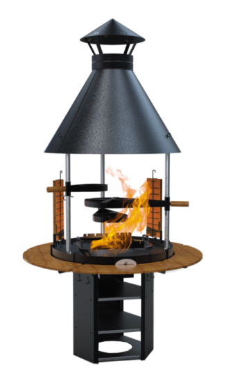 Дровяной гриль Grillux Suomi PREMIUM Black