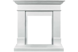 Каминокомплект California SFT (Разборный) - Белый с очагом Majestic FX M Black RC