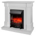 Электрокамин RealFlame Andrea WT фактурный белый с очагом Fobos Lux Black