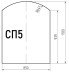 Лист стеклянный напольный (1100х850х6мм) СП-5