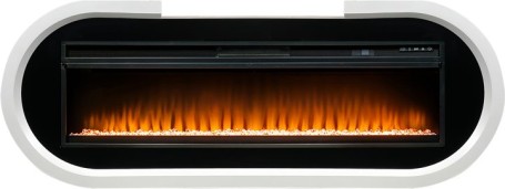 Каминокомплект Soho - Белый с черным с очагом Vision 60 LED