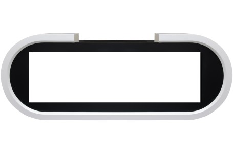 Каминокомплект Soho - Белый с черным с очагом Vision 60 LED